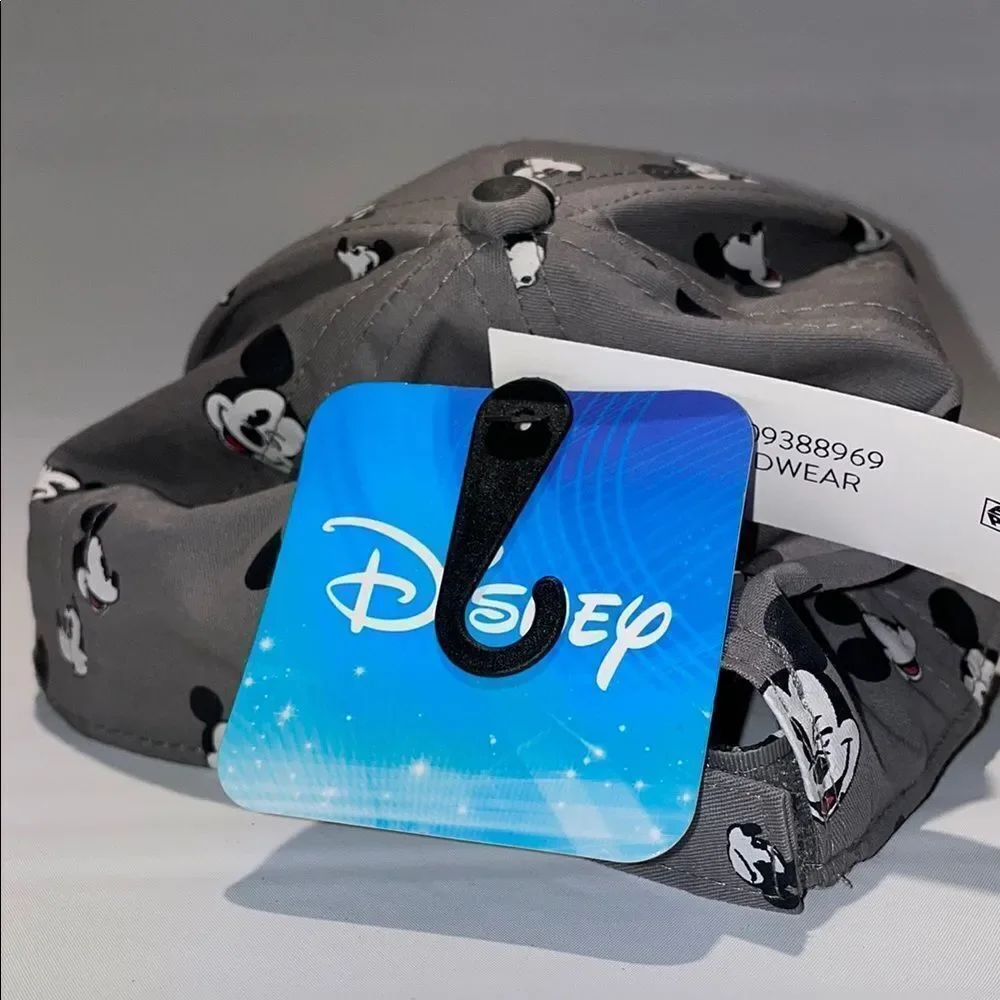 Disney Gray and Black Mickey Mouse Hat
